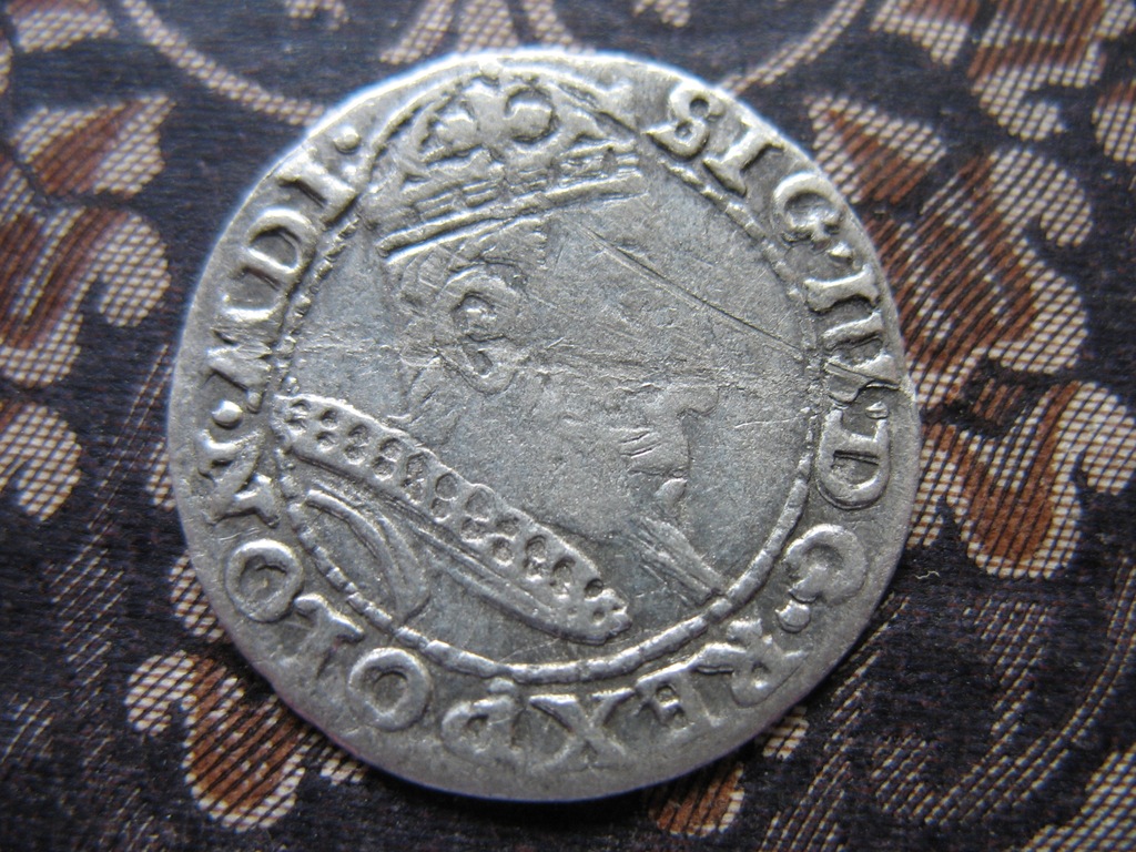 Zygmunt III Waza grosz 1607 Piękny