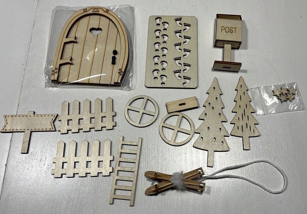 Mini Ogród Drzwi 3D Bajkowe Drzwi Okna /S