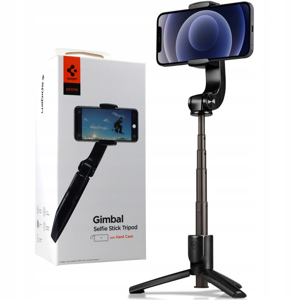 Uchwyt, Selfie Stick, kijek, Spigen S610W Gimbal