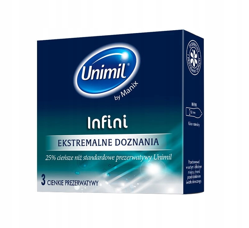 Unimil Infini lateksowe prezerwatywy 3szt