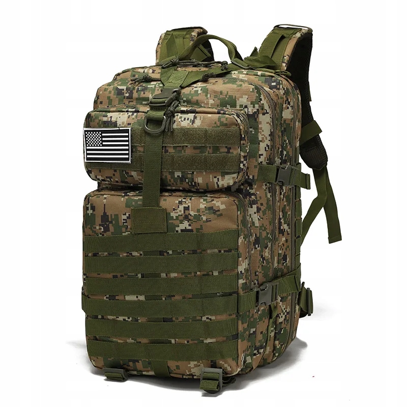 50L Tactical Military Backpack Camping Trekking Fishing Bag Waterproof