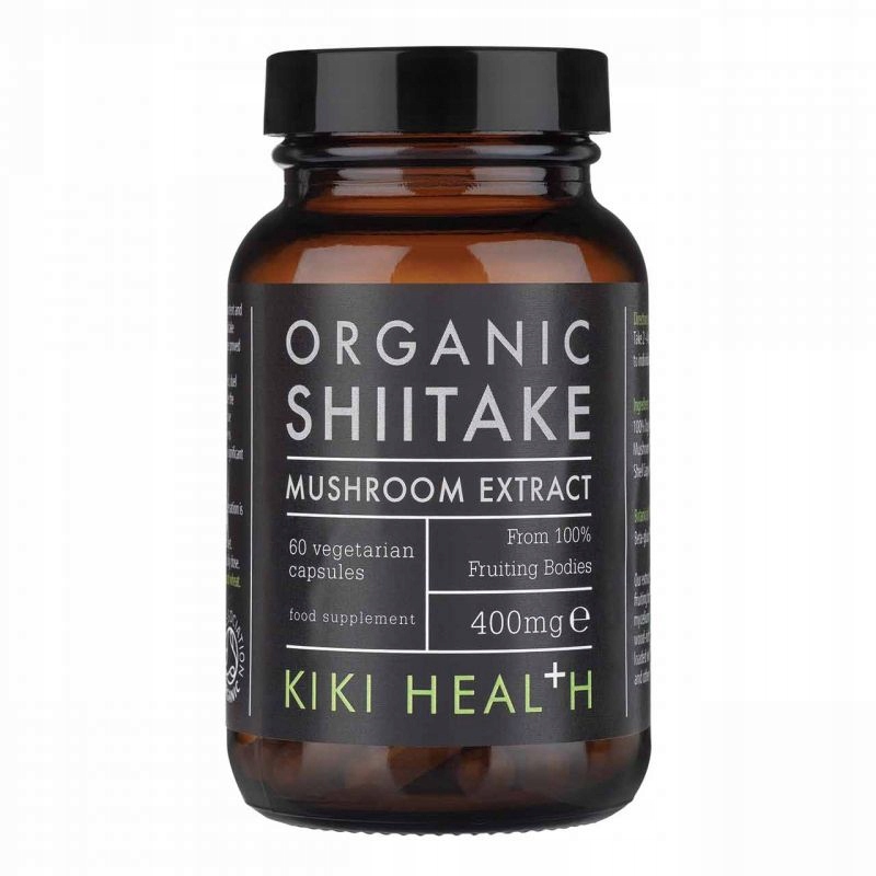 BIO grzyb Shitake ekstrakt400 mg 60 kaps. Kiki Hea