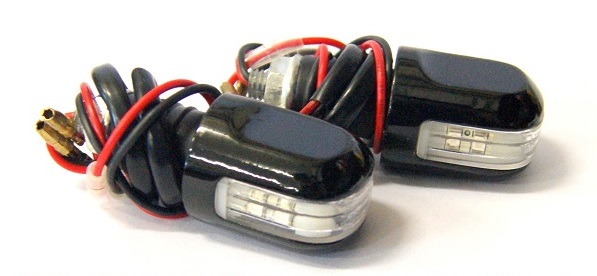 KIERUNKOWSKAZY W KIEROWNICĘ CZARNY METAL SMD LED