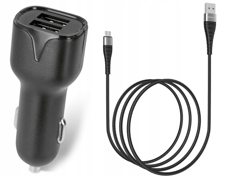 Ładowarka samochodowa z kablem USB do Alcatel One Touch Pop C5