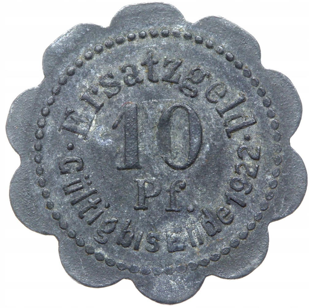 + Stettin - Szczecin - NOTGELD - 10 Pfennig 1920