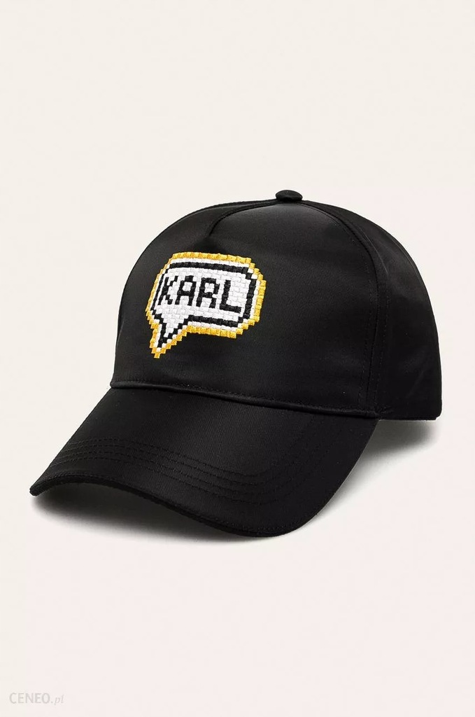 Czapka z daszkiem KARL LAGERFELD PIXEL NYLON CAP