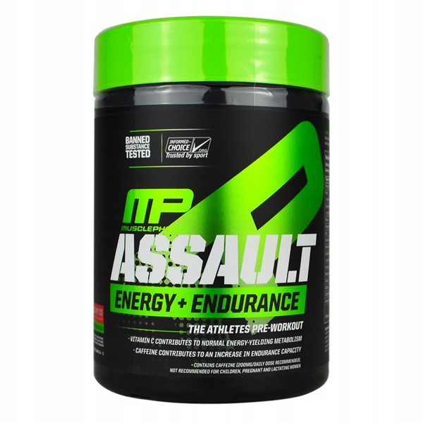 MusclePharm Assault 345g MASA ENERGIA MEGA MOCNY