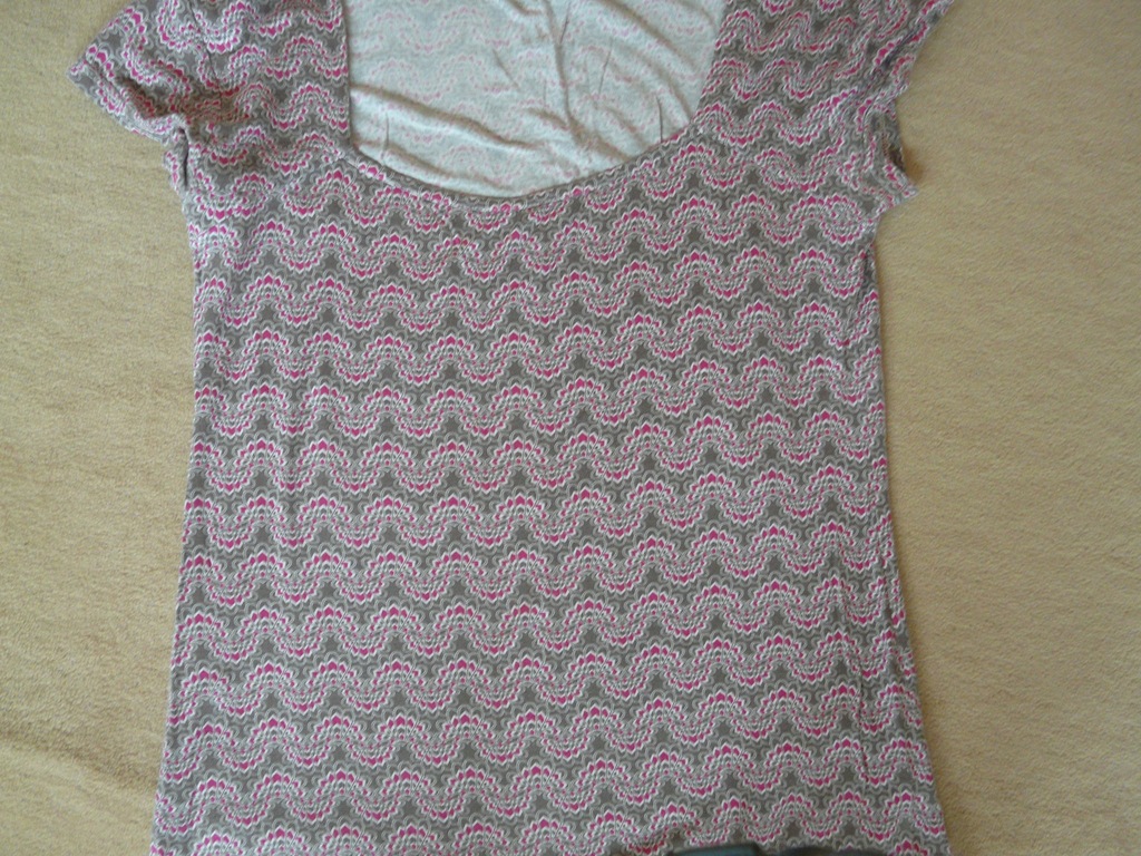 Orsay t-shirt koszulka top geometryczny wzor
