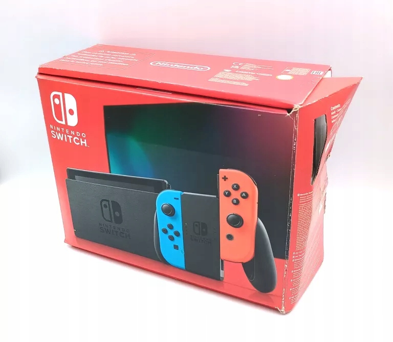 KONSOLA NINTENOD SWITCH HAC-001 + ŁAD, ETUI