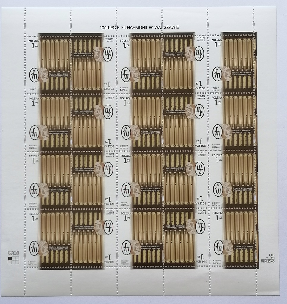Ark. 3779** "100-lecie Filharmonii"