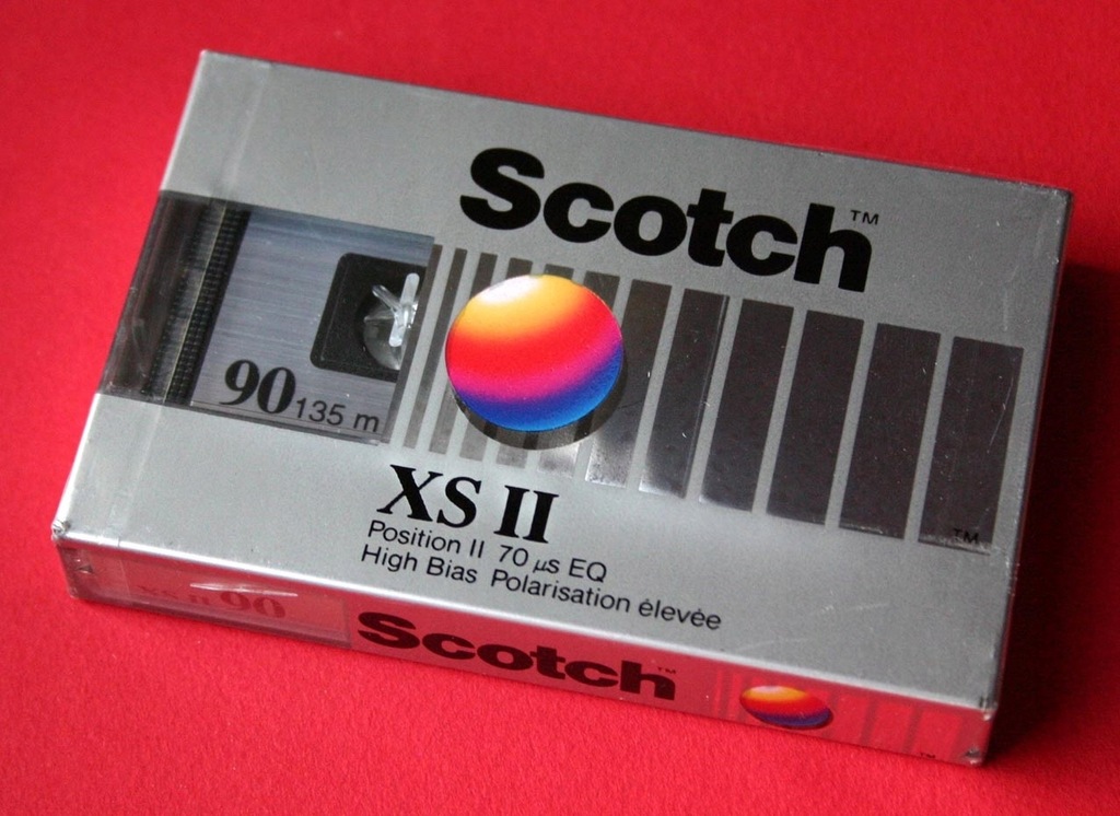 Scotch XSII 90, model 1987. Super.