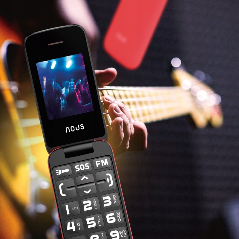 Купить Телефон для пожилых людей NOUS Helper Flip (NS2435)Черный: отзывы, фото, характеристики в интерне-магазине Aredi.ru