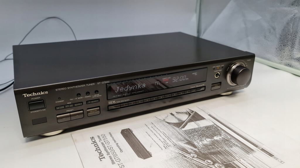 Technics ST-GT650 Tuner radiowy z RDS Top + serwis