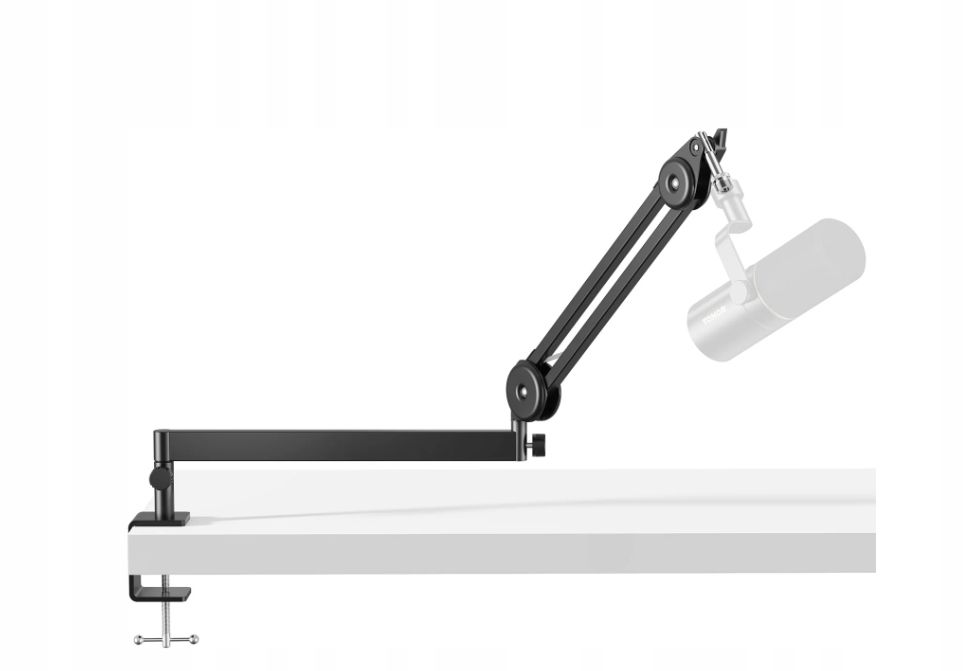 TONOR Wysięgnik mikrofonu, regulowany statyw mikrofonowy Premium do nag