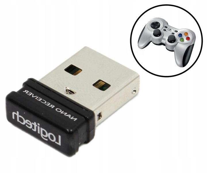 LOGITECH NANO RECEIVER ADAPTER NADAJNIK DO F710 - 12024711444 ...