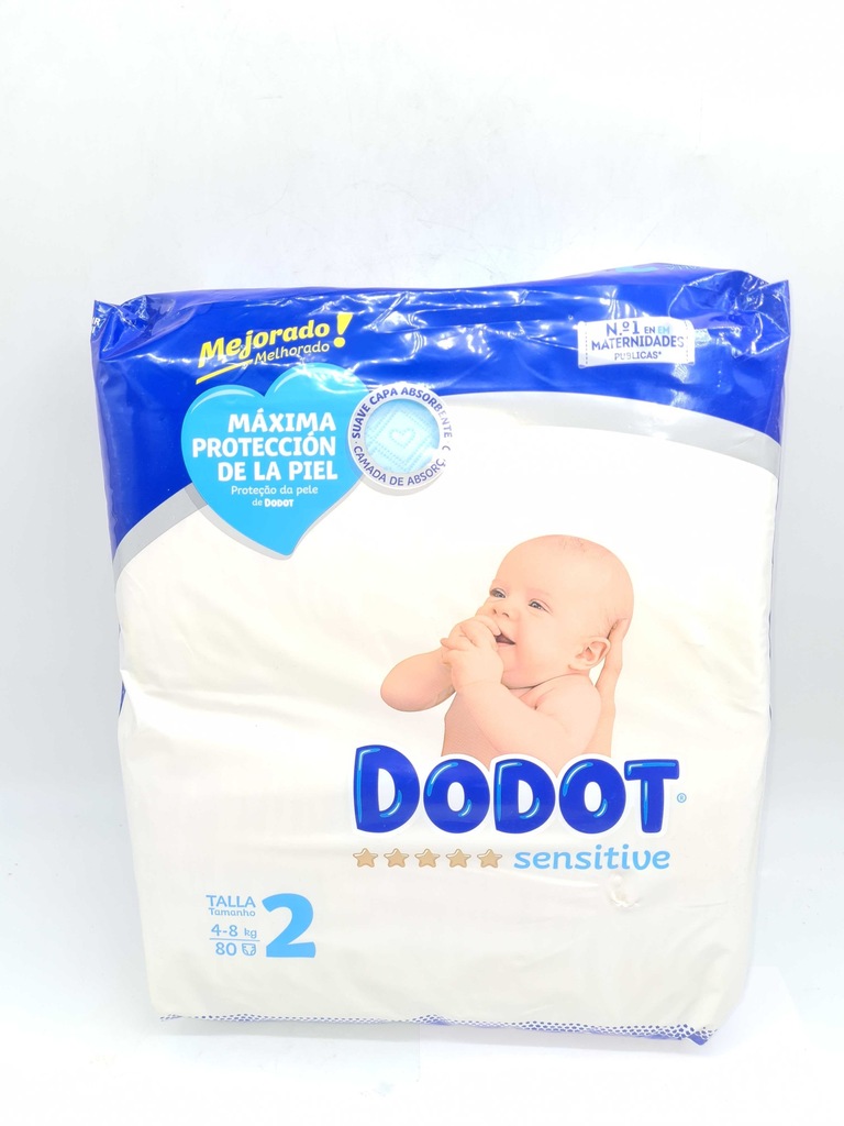 Dodot Sensitive Newborn pieluchy rozm. 2 (4-8 kg)