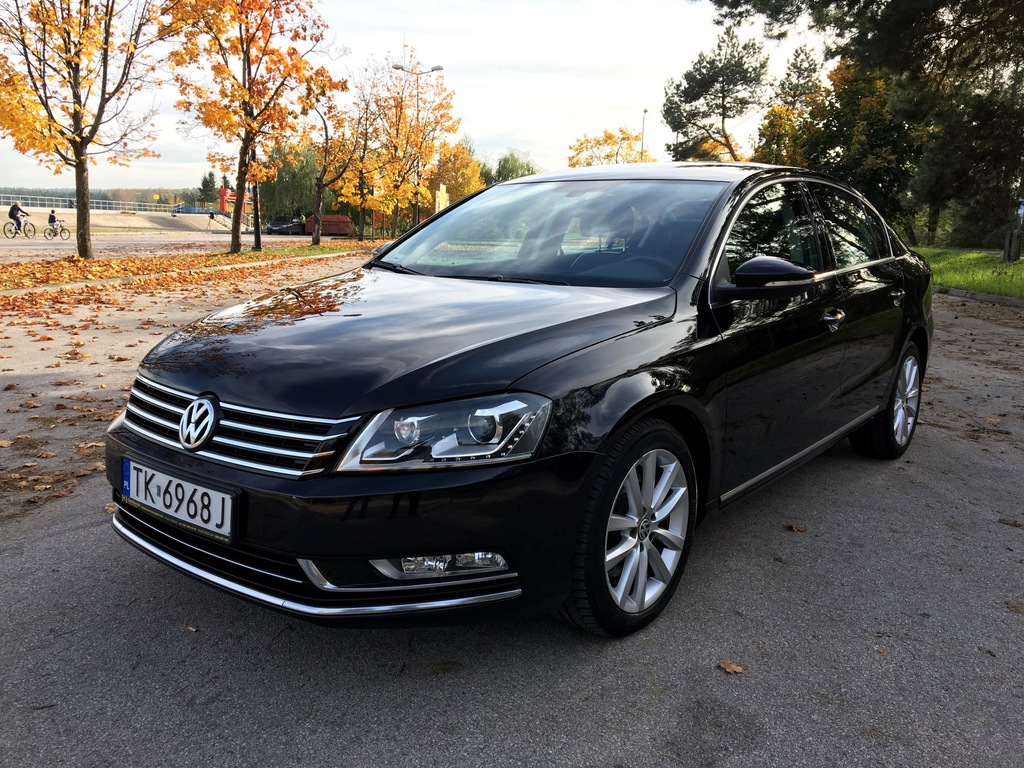 VW PASSAT B7 2.0 TDI DSG Salon PL 1WŁ HIGHLINE LED