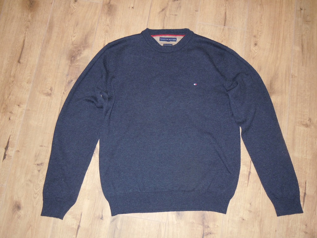 TOMMY HILFIGER sweter r.XL BDB wełna