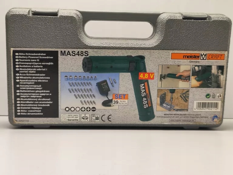 WKRĘTAK MEISTER CRAFT MAS 48S - 12669161850 - oficjalne archiwum Allegro