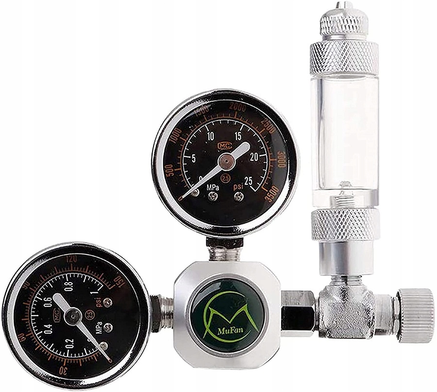 NICREW REGULATOR CIŚNIENIA CO2 W AKWARIUM MANOMETR