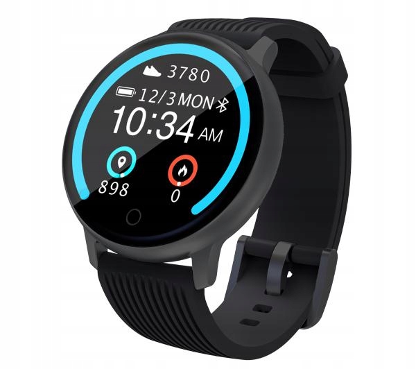 Smartwatch Lenovo BLAZE 1,22'' 42mm 200 mAh czarny Stan b. dobry org. opako