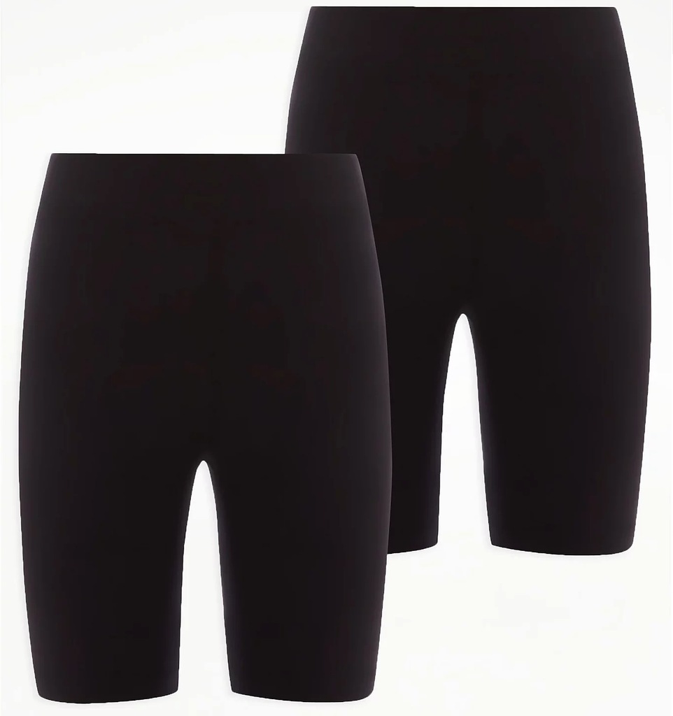 GEORGE krótkie legginsy getry black 1 para 140-146