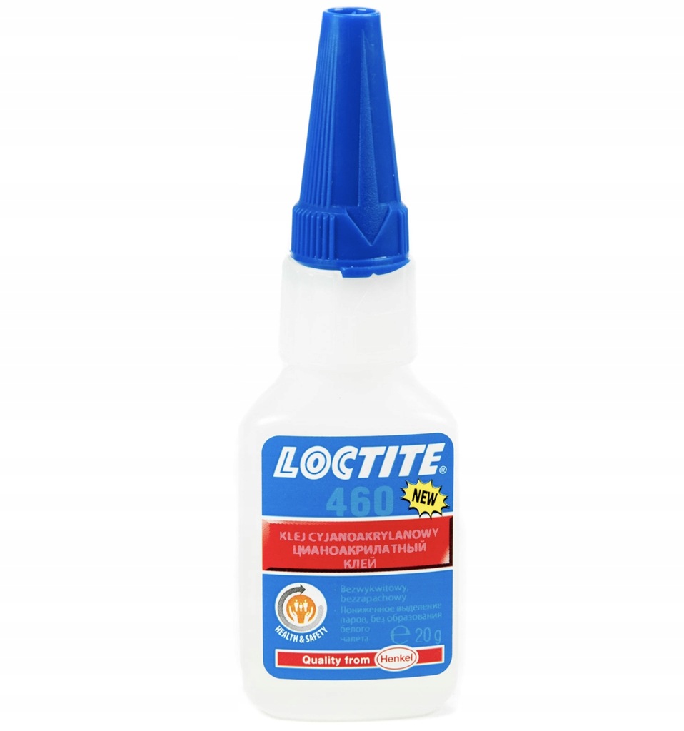 Klej błyskawiczny cyjanoakrylowy 20ml LOCTITE 460