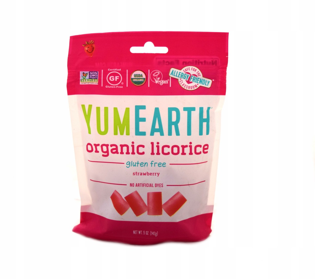 YumEarth Organic Licorice 142g LUKRECJA GMO FREE