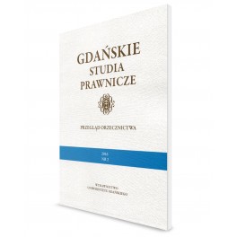 Gdańskie Studia Prawnicze 2016/2 Przegląd Orzeczni