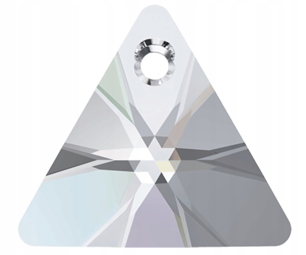 3szt kryształ aurore boreale 001ab ab trójkąt
