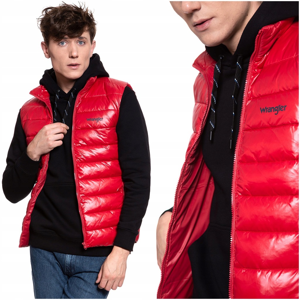 WRANGLER PUFFER VEST MĘSKA KAMIZELKA PUCHOWA XXL