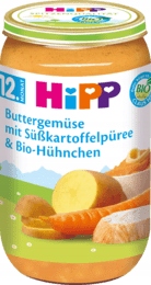 HIPP 12M puree ziemniaczane marchewka kurczak 250g