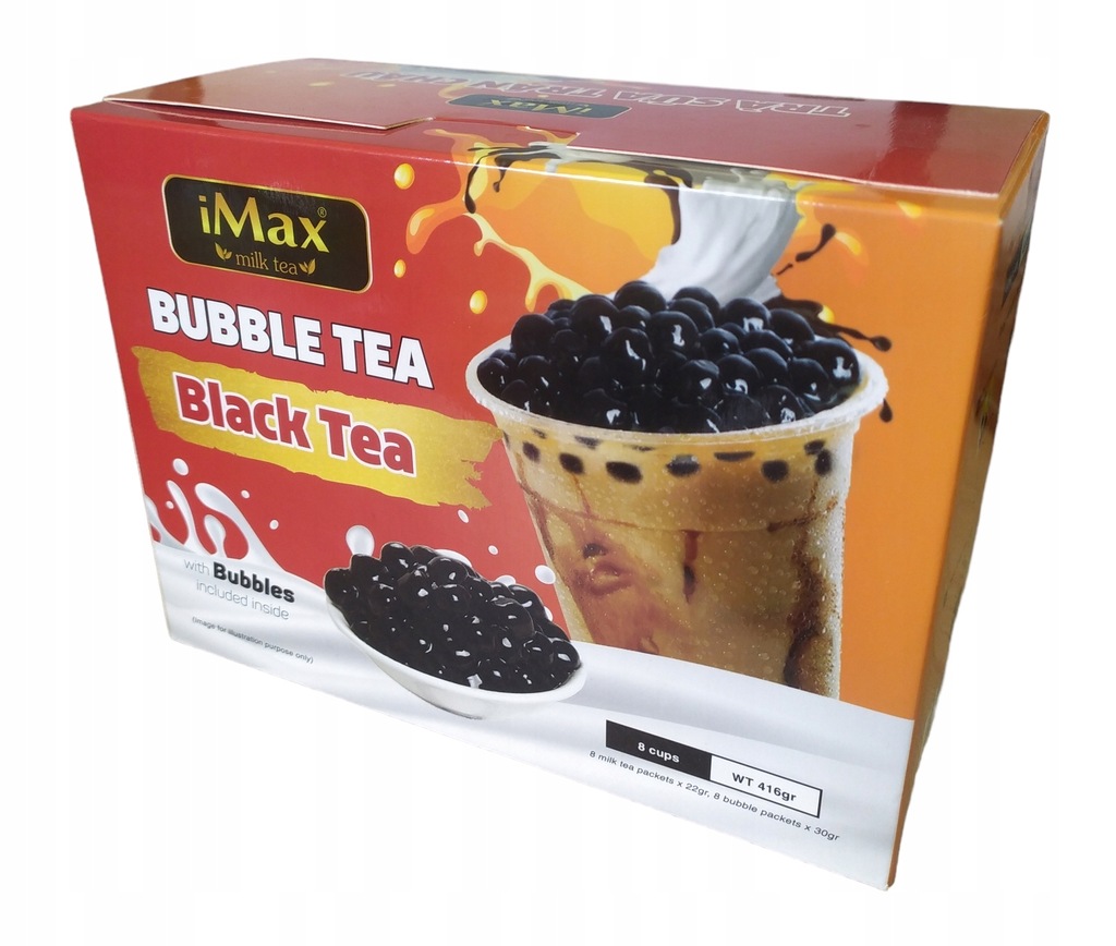Bubble tea mleczna czarna herbata IMAX 416g - 13741619029 - oficjalne ...