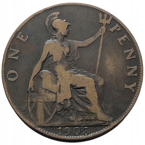 66863. Wielka Brytania, 1 pens, 1903r.