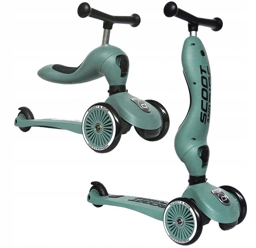 SCOOTANDRIDE Hulajnoga HighWayKick 2w1 Forest 1+