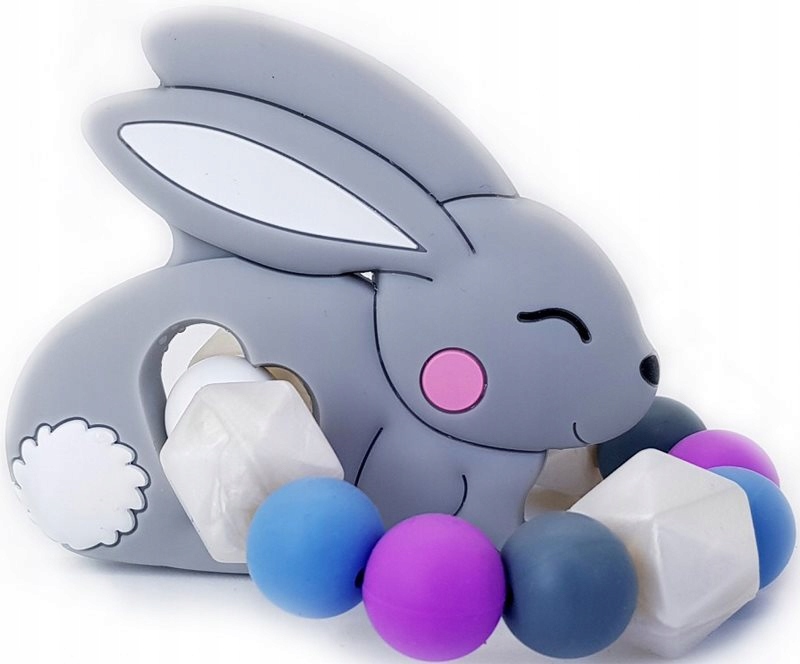 KidPro Teether Bunny Grey gryzak