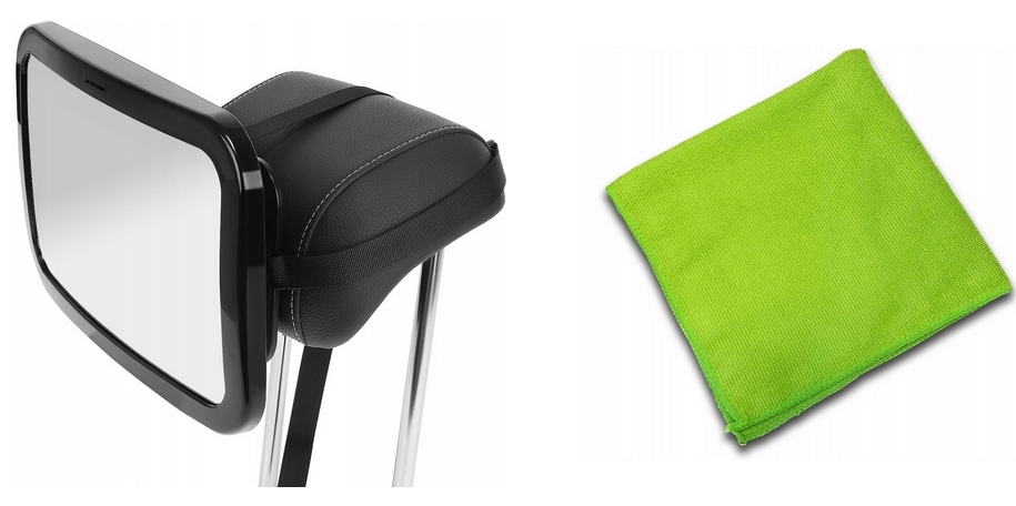 LUSTERKO DO OBSERWACJI DZIECKA W SAMOCHODZIE +ŚCIERECZKA GRATIS