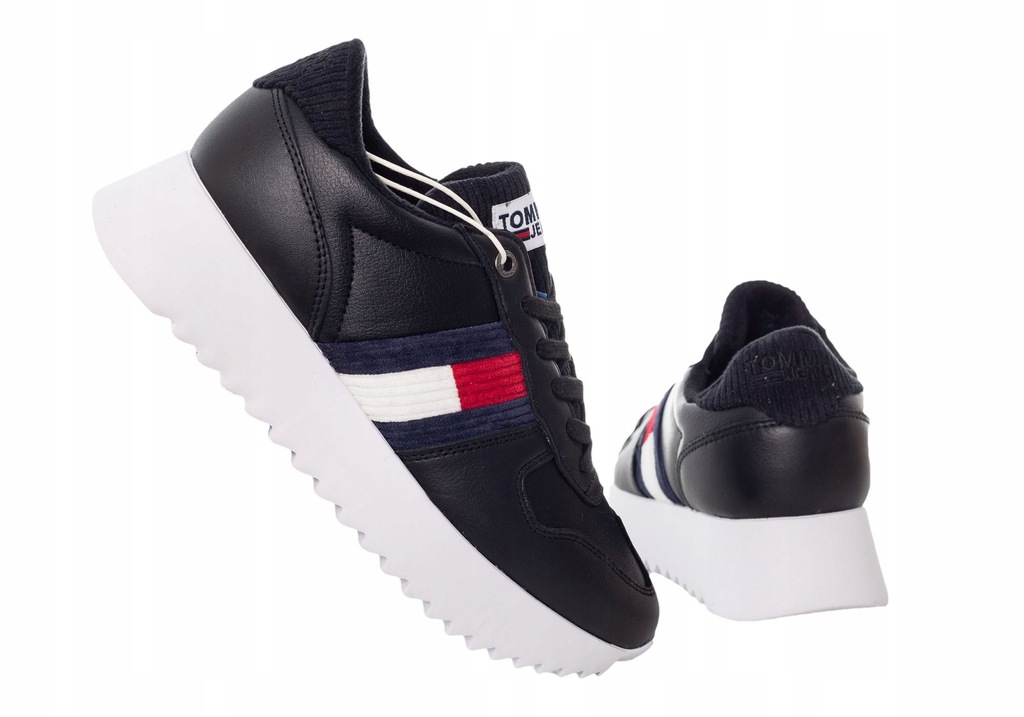 TOMMY HILFIGER DAMSKIE BUTY JESIEŃ/ZIMA BLACK R:36