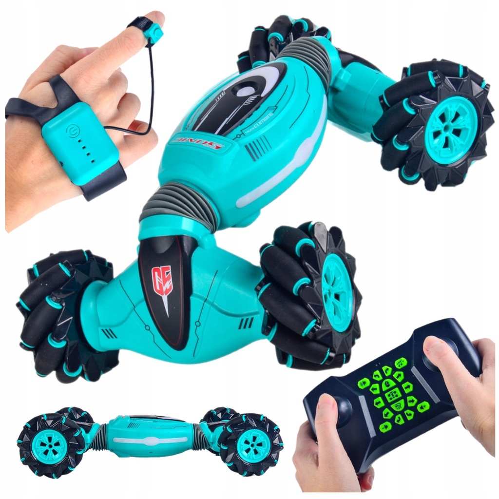 Samochód RC Double-SIDED Sterowany Gestami Pilotem