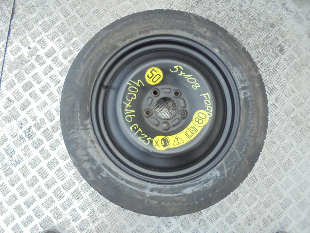 KOŁO DOJAZDOWE FORD 125/90/R16 5X108