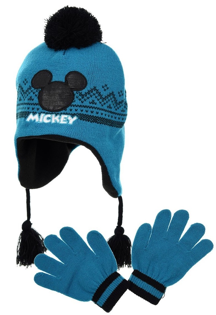 Chłopięca czapka i rękawiczki Disney Mickey R54
