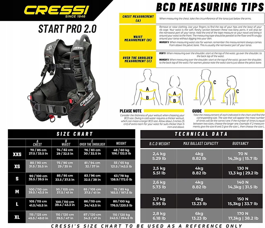 Купить Жилет для дайвинга CRESSI START PRO 2 BCD, РАЗМЕР M: отзывы, фото, характеристики в интерне-магазине Aredi.ru