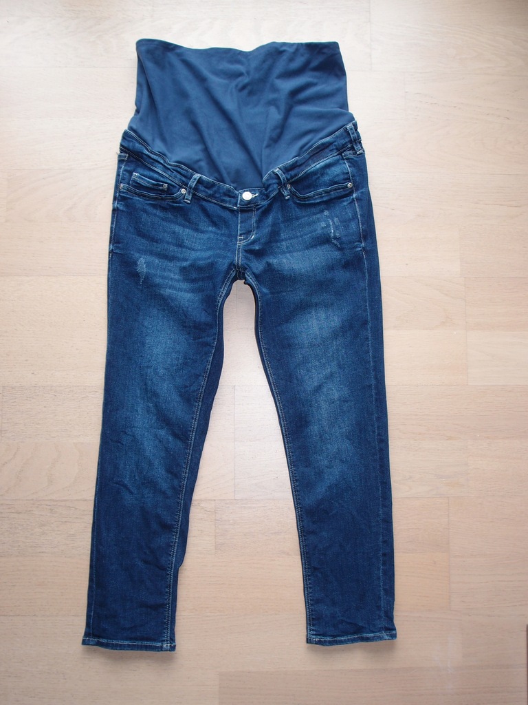 Ciążowe jeansy H&M MAMA SKINNY ANKLE rozm.44