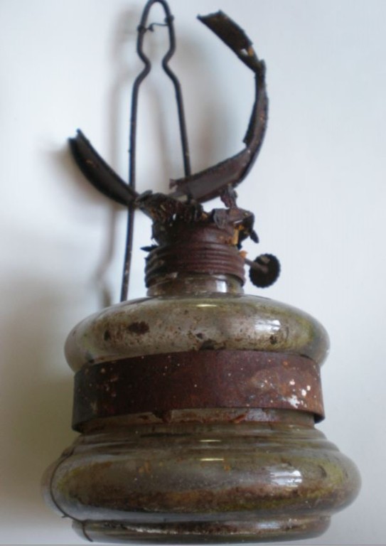 Lampa naftowa - słoik - aukcja charytatywna
