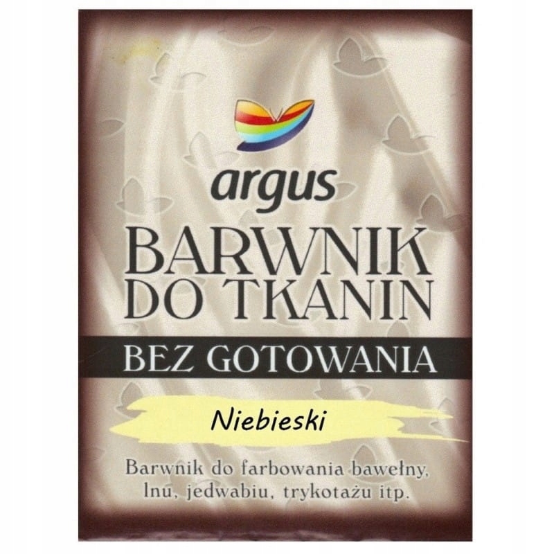 Barwnik do tkanin firmy ARGUS - niebieski