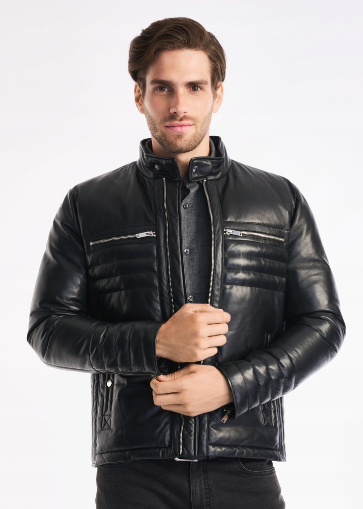 OCHNIK Skórzana kurtka męska KURMS-0273-5339 r 2XL