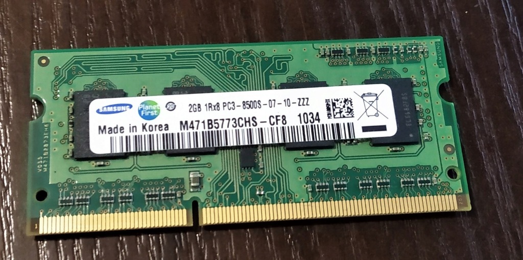 Samsung RAM DDR3 2GB M471B5773CHS-CF8