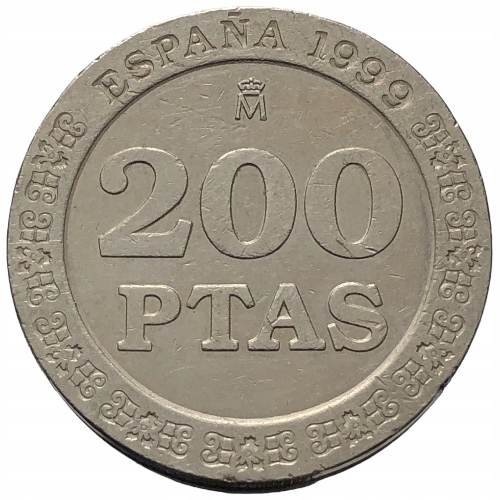 62420. Hiszpania - 200 peset - 1999r.