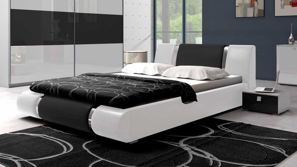 ŁÓŻKO 160x200 SYPIALNIANE Z MATERACEM POJEMNIKIEM