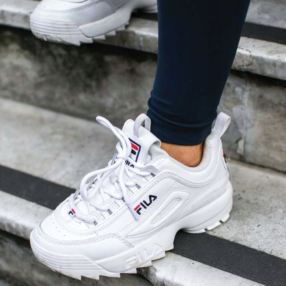 Vermenigvuldiging Vet letterlijk FILA DISRUPTOR II buty damskie rozmiar 36 białe - 7916714863 - oficjalne  archiwum Allegro